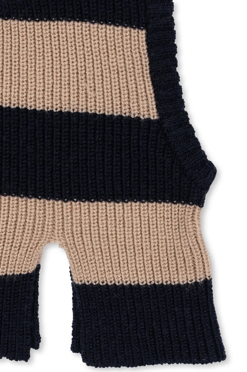 Детская шерстяная балаклава Konges Sløjd VITUM BALACLAVA цвет синий KS104039