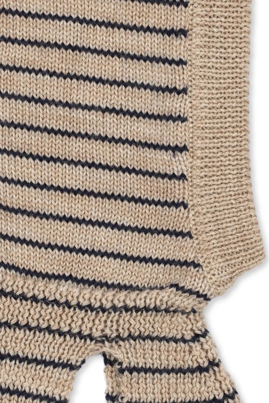 Детская шерстяная балаклава Konges Sløjd LOULI BALACLAVA цвет бежевый KS103496
