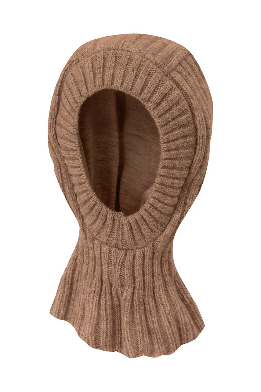 Jamiks cagulă pentru copii cu alpaca GRIFFIN culoare maro JZI263