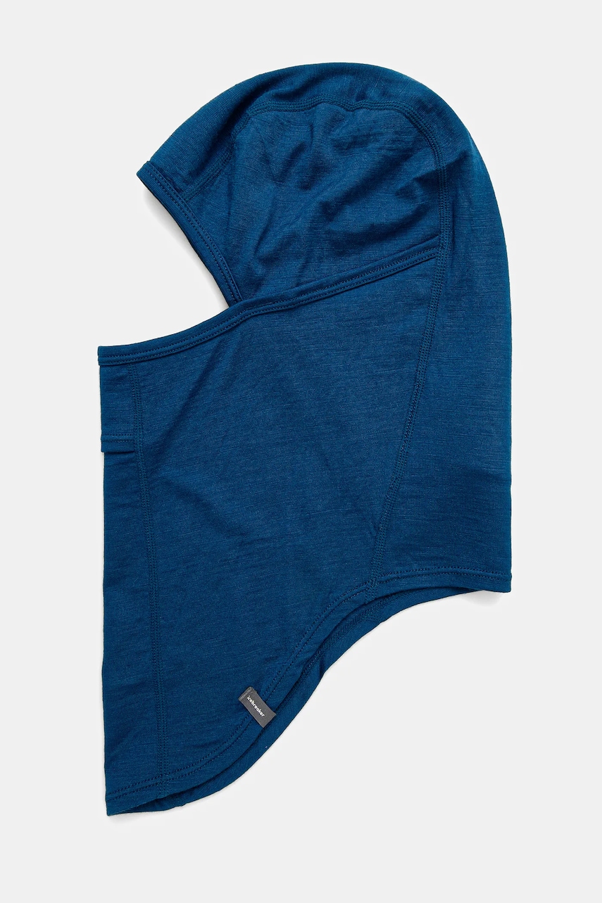 Icebreaker cagulă din lână Oasis culoarea bleumarin, IB1027390GP1