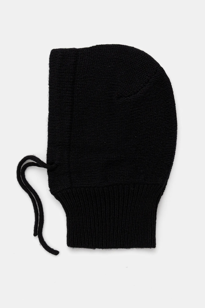 Eisbar cagulă umplută cu lână Mathilde Hood culoarea negru, E31003