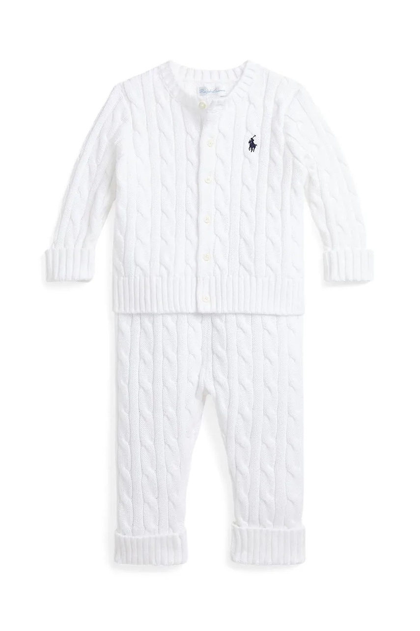 Levně Souprava Polo Ralph Lauren bílá barva, 320966889004