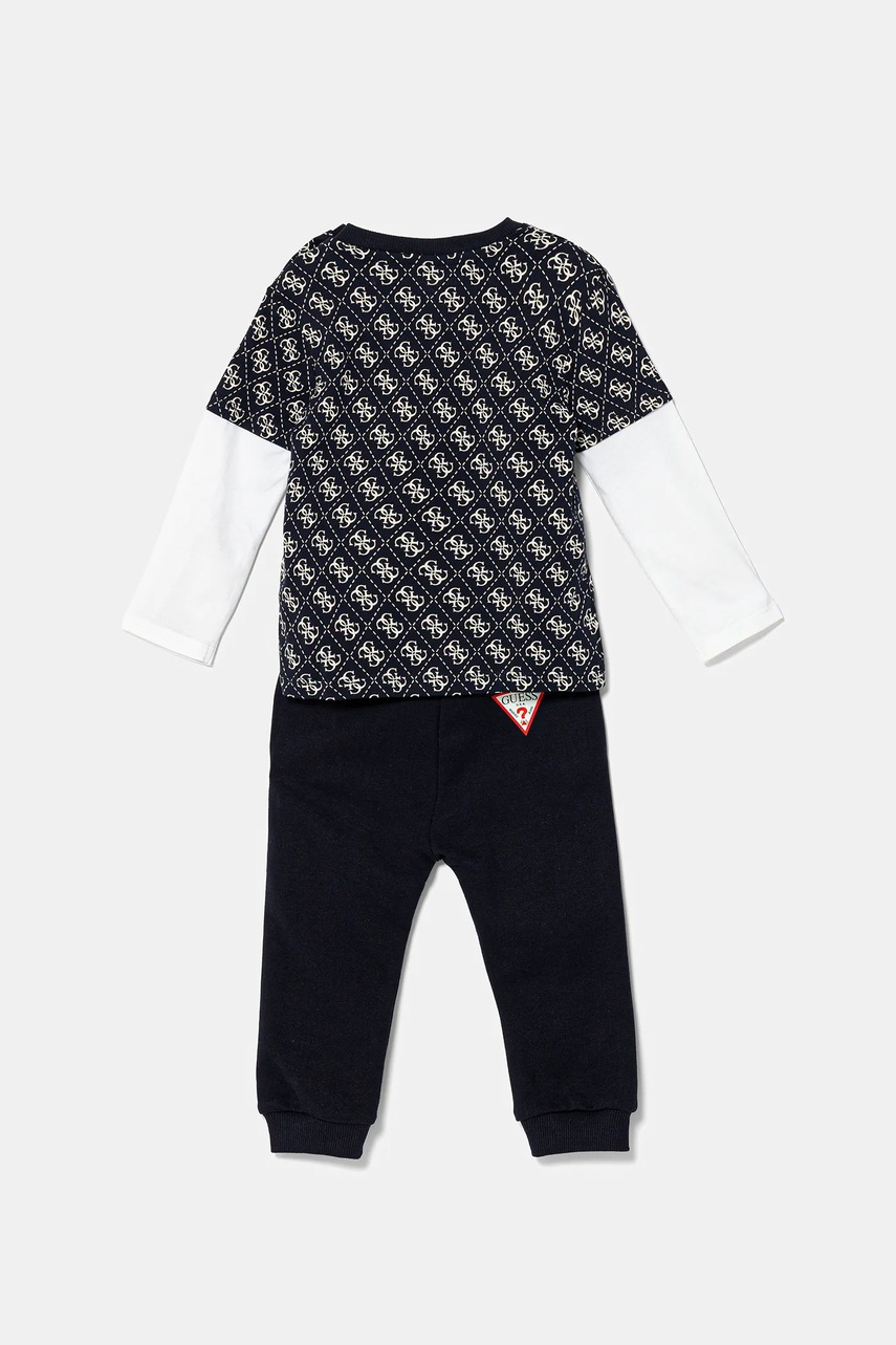 Детский хлопковый комплект Guess цвет синий I5YG00 K8HM4