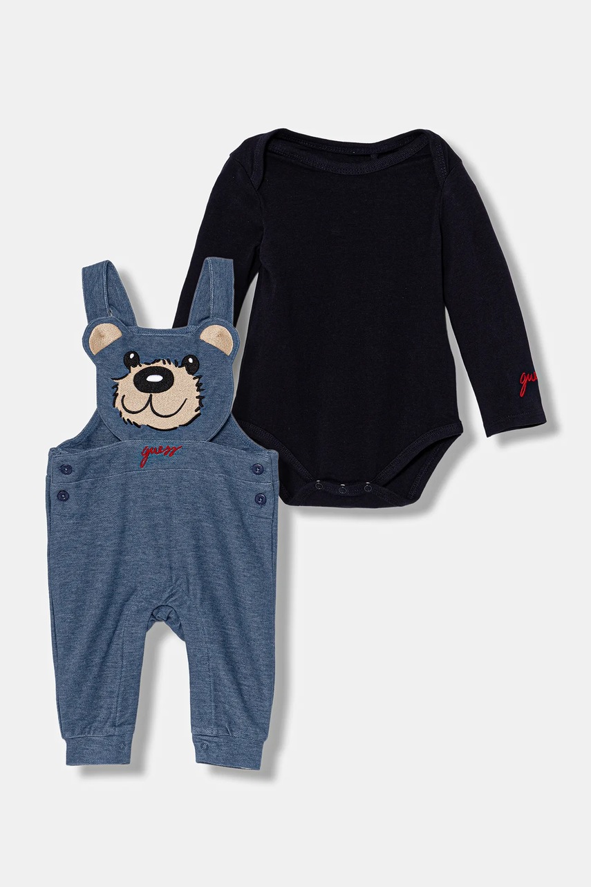 Levně Kojenecká sada Guess tmavomodrá barva, P5YG08 J1311