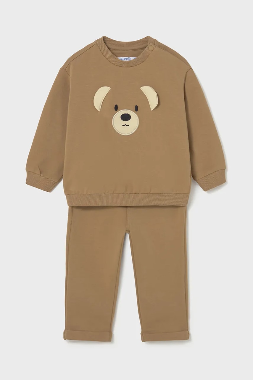Mayoral compleu bebe culoarea maro, 2597