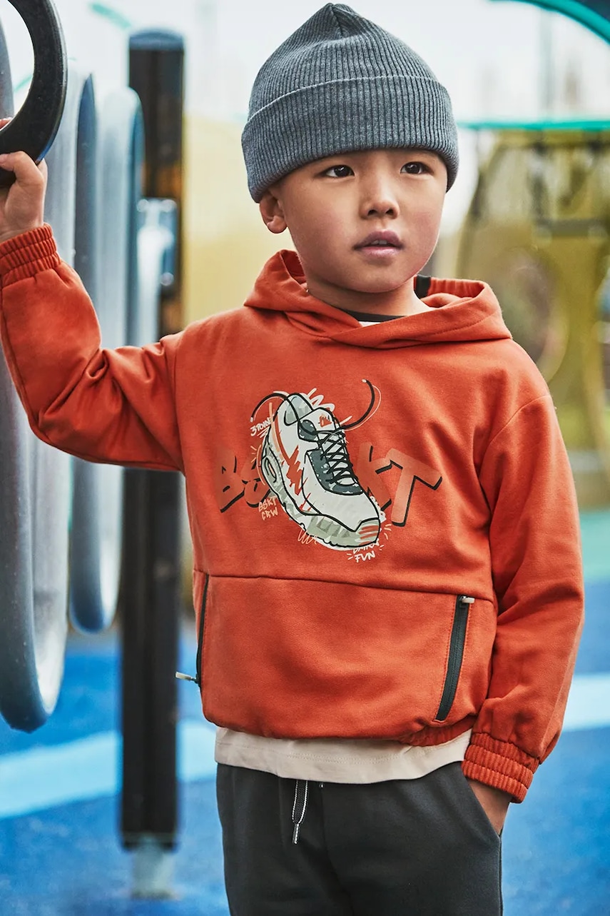 Mayoral set de trening pentru copii culoarea portocaliu, 4802