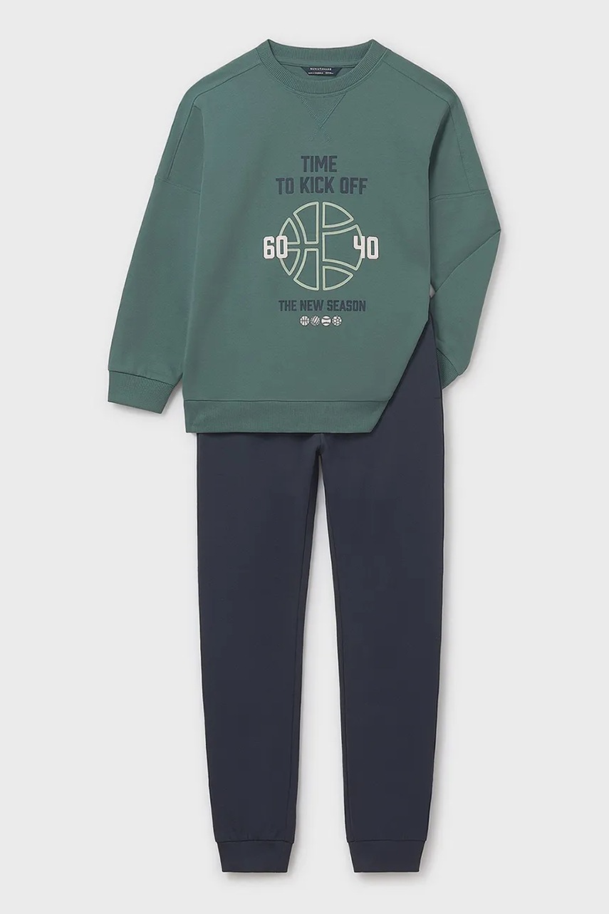 Детский спортивный костюм Mayoral цвет зелёный 7848