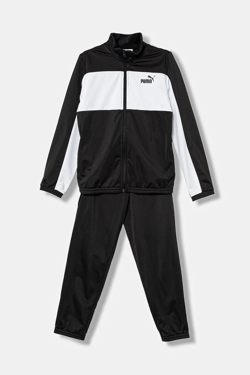 Детский спортивный костюм Puma PUMA Poly Colorblock Suit B цвет чёрный 687361 Детский спортивный костюм Puma PUMA Poly Colorblock Suit B цвет чёрный 687361