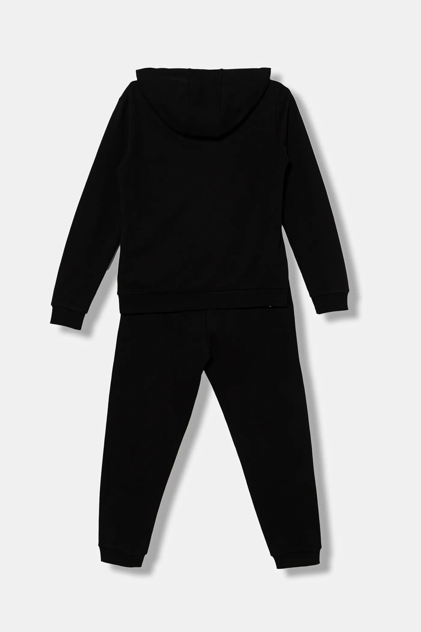 Детский хлопковый спортивный костюм EA7 Emporio Armani цвет чёрный 7B000164 AF10368 Детский хлопковый спортивный костюм EA7 Emporio Armani цвет чёрный 7B000164 AF10368