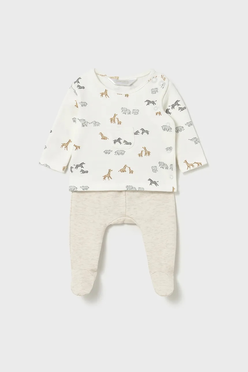 Levně Kojenecká sada Mayoral Newborn 2-pack béžová barva, 2567