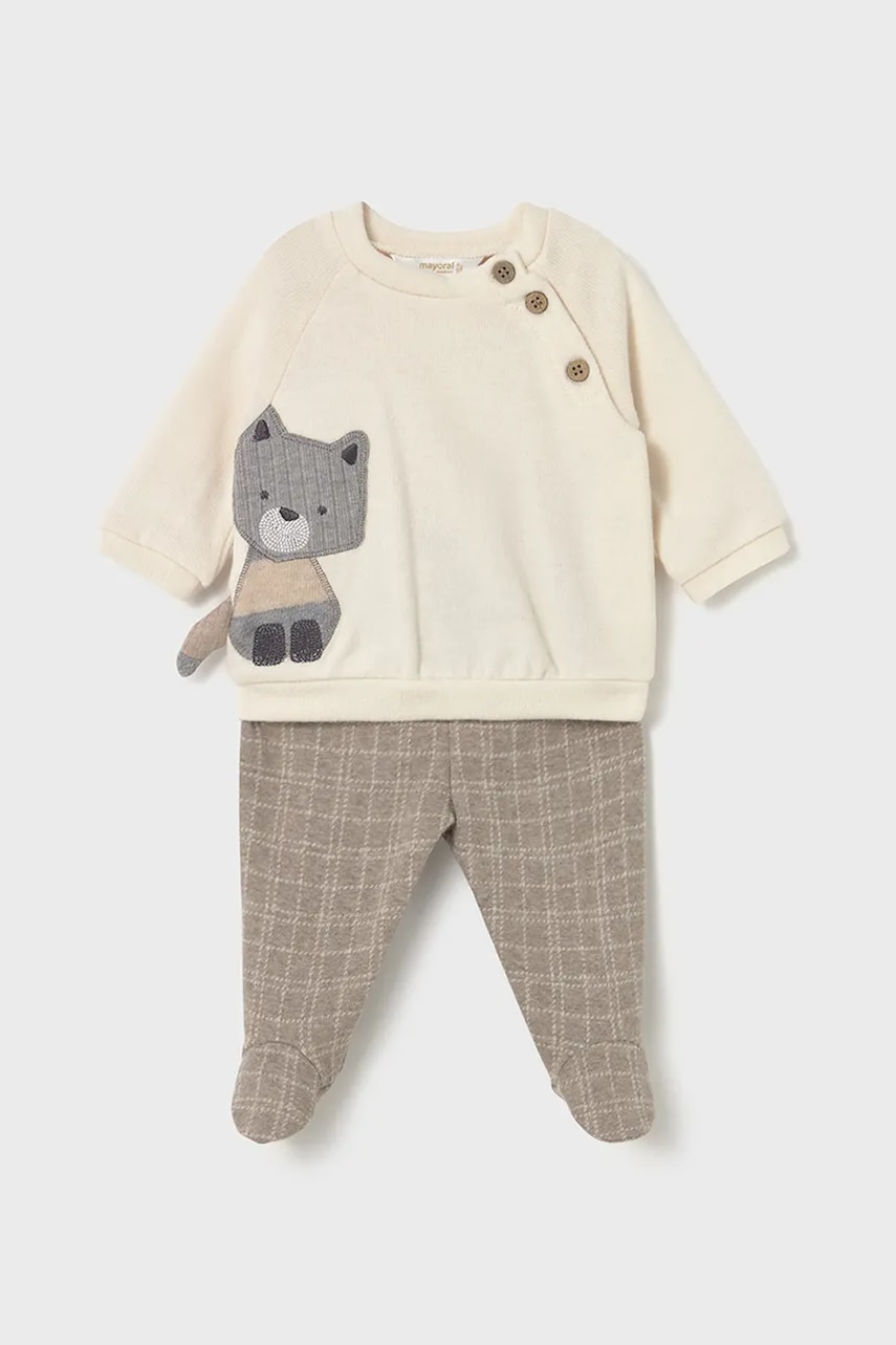 Mayoral Newborn compleu bebe culoarea verde, 2586