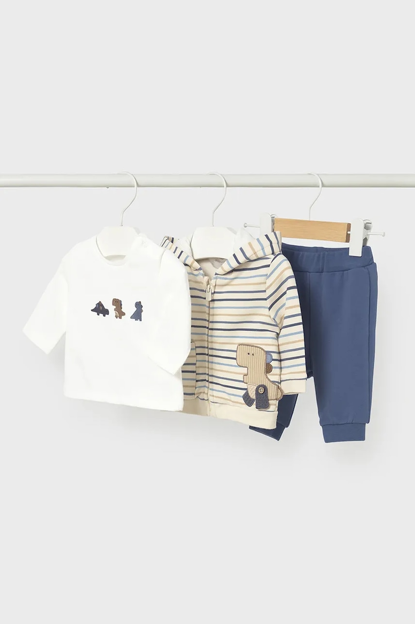 Mayoral Newborn trening bebeluși 3-pack culoarea bleumarin, 2623