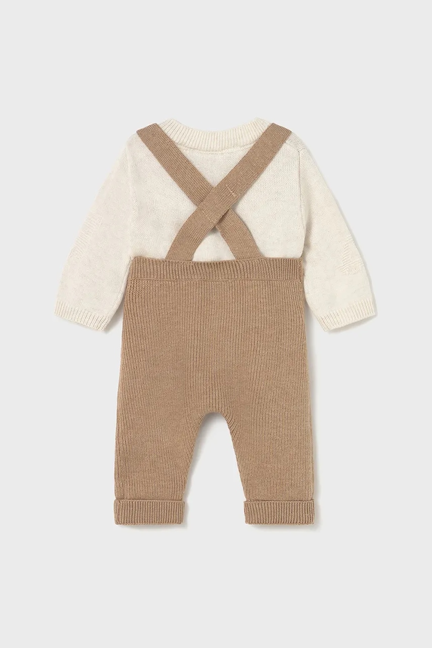 Комплект для новорожденных с добавлением шерсти Mayoral Newborn цвет коричневый 2646 Комплект для новорожденных с добавлением шерсти Mayoral Newborn цвет коричневый 2646