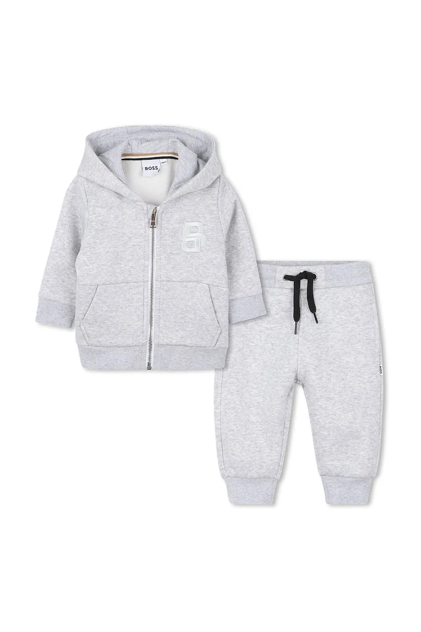 BOSS trening bebeluși culoarea gri, J52479
