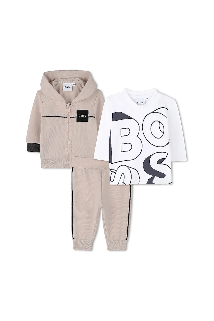 BOSS trening bebeluși culoarea bej, J52527