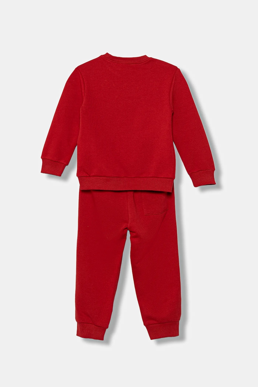 Детский хлопковый спортивный костюм United Colors of Benetton цвет красный 3J68GK00S Детский хлопковый спортивный костюм United Colors of Benetton цвет красный 3J68GK00S