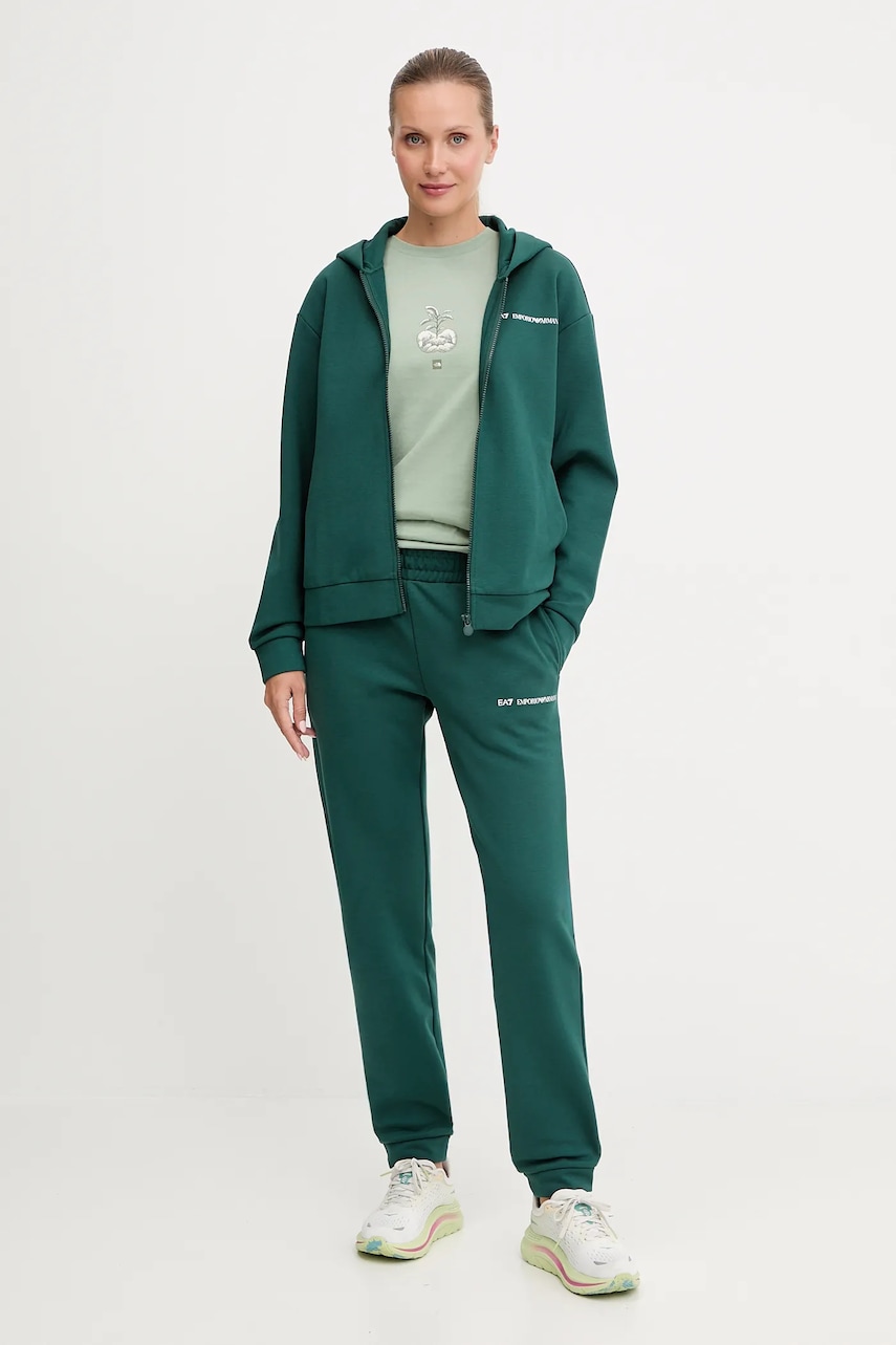 EA7 Emporio Armani trening culoarea verde, AF10443.7W000802