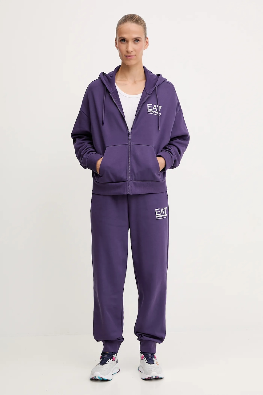 EA7 Emporio Armani trening culoarea violet, AF12473.7W000420