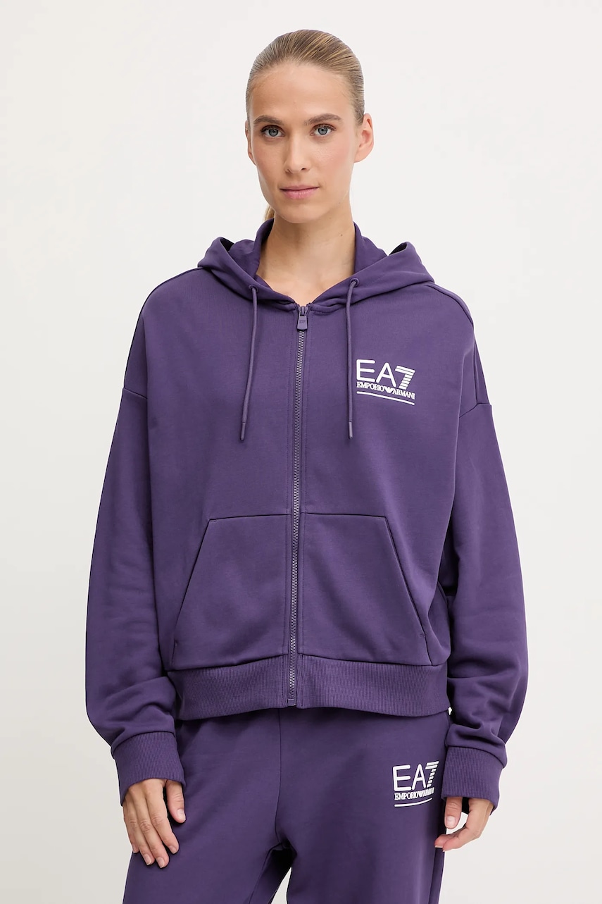 Спортивный костюм EA7 Emporio Armani цвет фиолетовый AF12473.7W000420 Спортивный костюм EA7 Emporio Armani цвет фиолетовый AF12473.7W000420