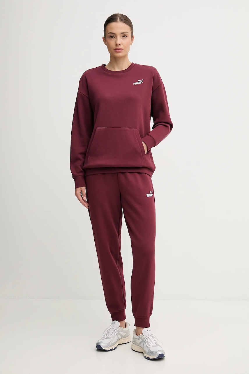 Puma trening culoarea bordo, 688160
