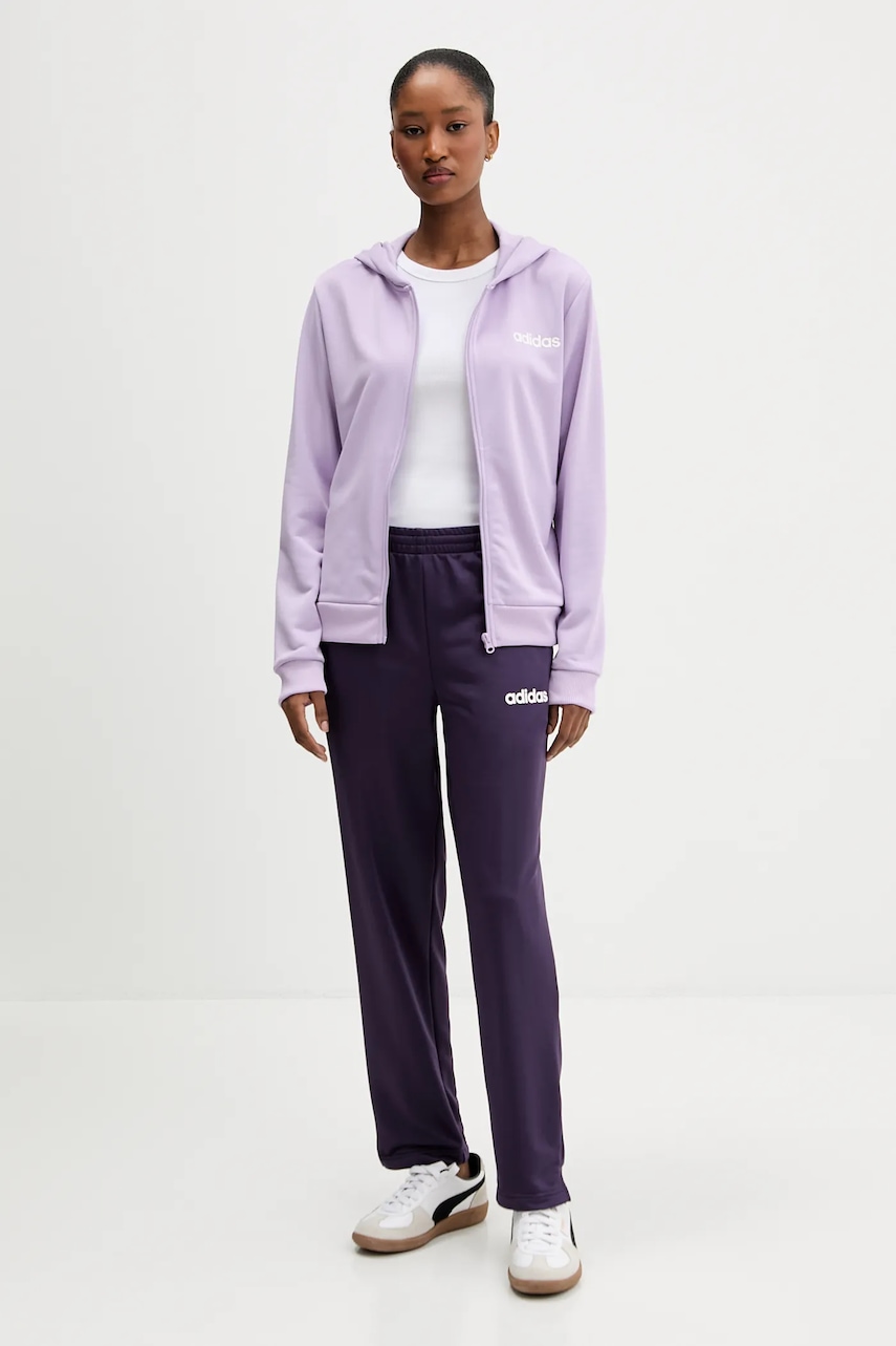 adidas trening Linear culoarea violet, JX0527