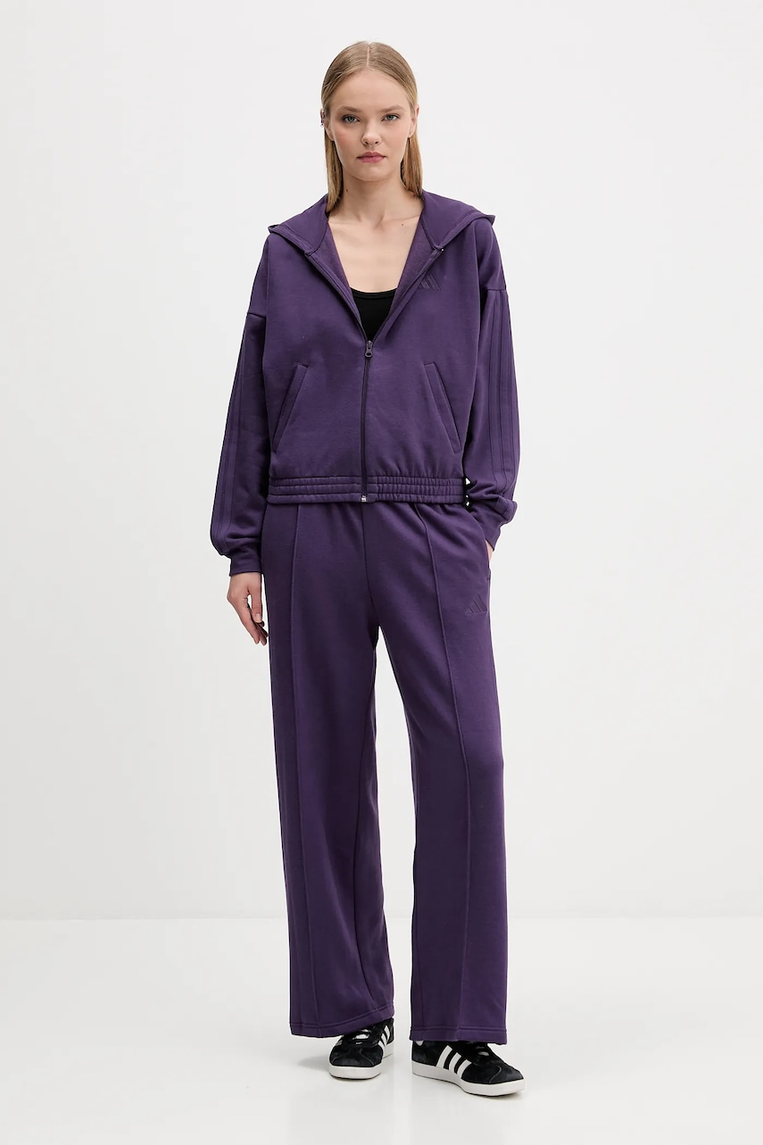 adidas trening Energize culoarea violet, JX0536
