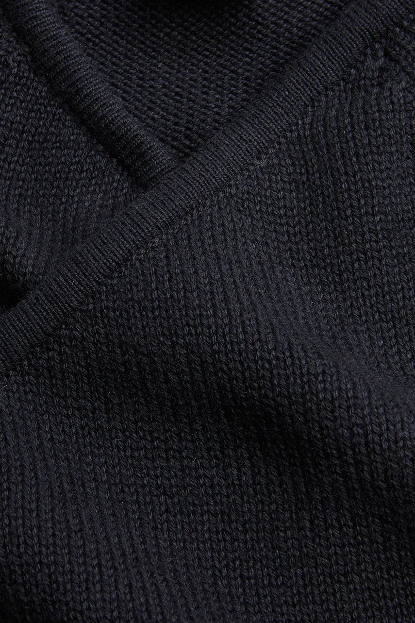 Mini Rodini baba pamut melegítő Fine knit fekete, 2564011299 termék 2. képe