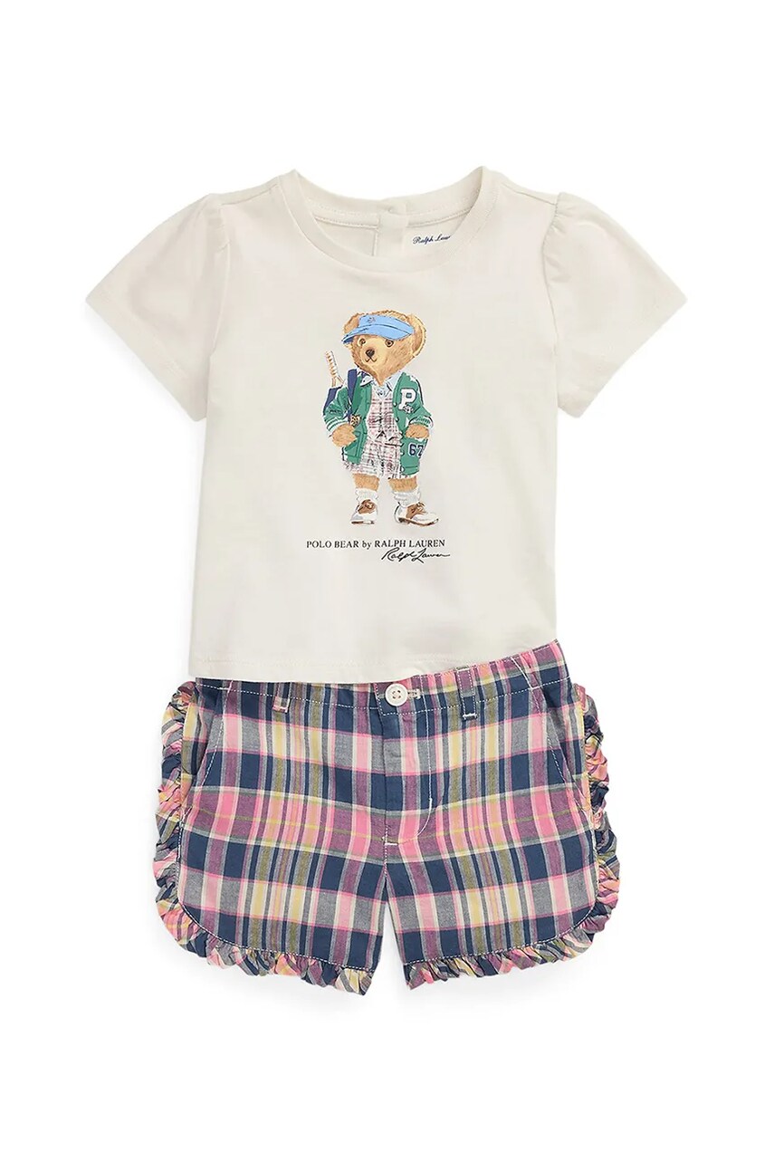 Levně Souprava Polo Ralph Lauren béžová barva, 310982152001