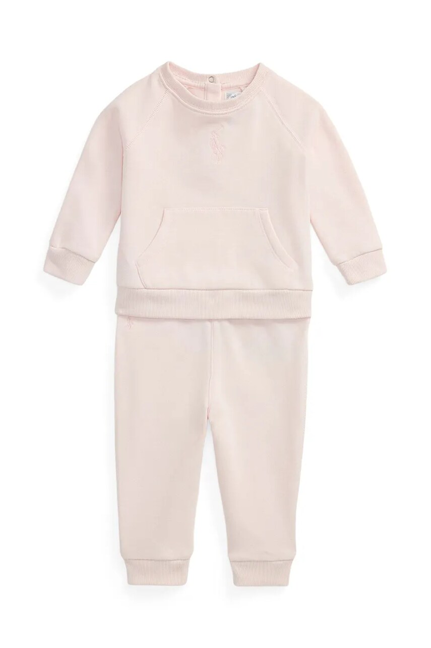Levně Tepláková souprava Polo Ralph Lauren růžová barva, 310975589002