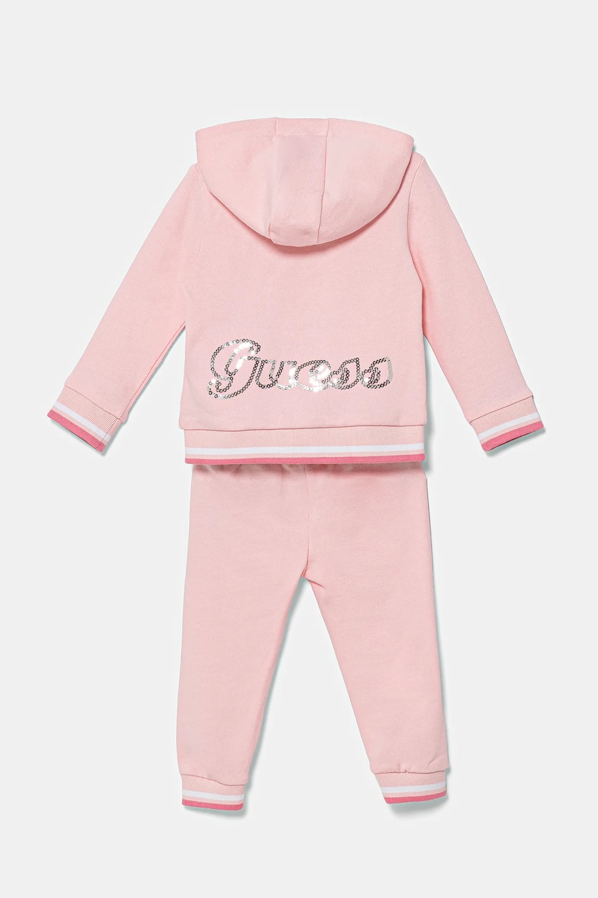 Спортивный костюм для младенцев Guess цвет розовый A5YG00 KA6R4