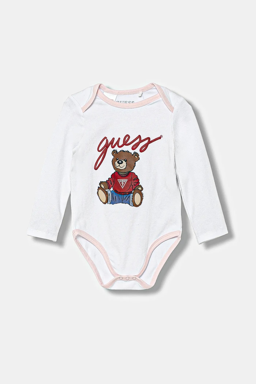 Комплект для младенцев Guess цвет розовый H5YW12 KA6W4 Комплект для младенцев Guess цвет розовый H5YW12 KA6W4