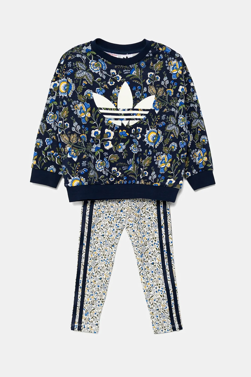 Levně Dětská tepláková souprava adidas Originals tmavomodrá barva, JV7804