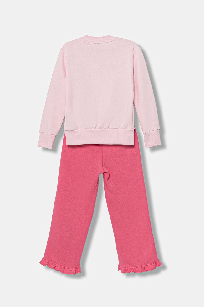Детский спортивный костюм adidas цвет розовый JX0200 Детский спортивный костюм adidas цвет розовый JX0200