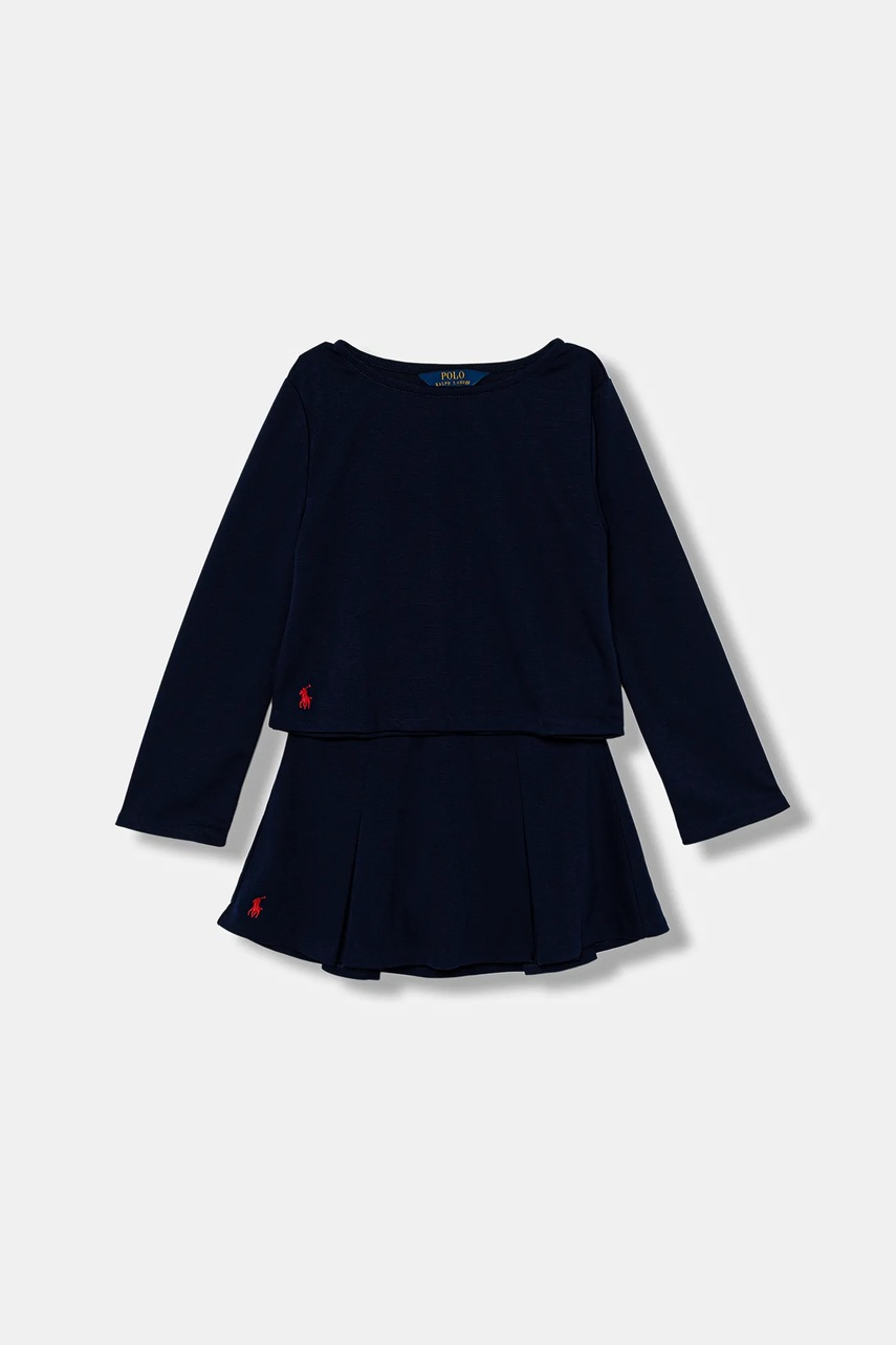 Levně Dětská souprava Polo Ralph Lauren 2-pack tmavomodrá barva, 313979045001