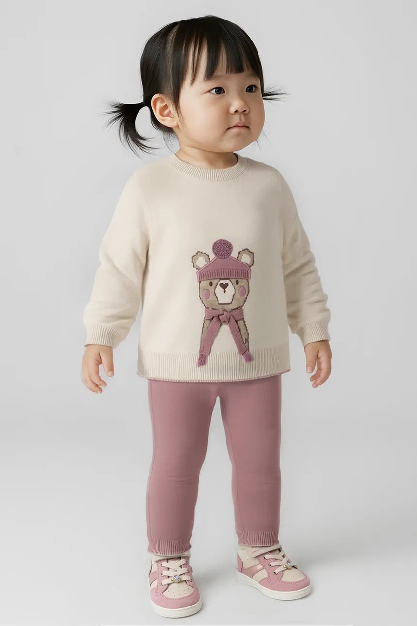 Mayoral compleu bebe culoarea roz, 2595