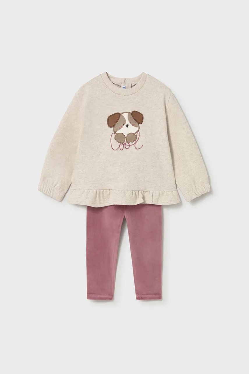Mayoral compleu bebe culoarea roz, 2738