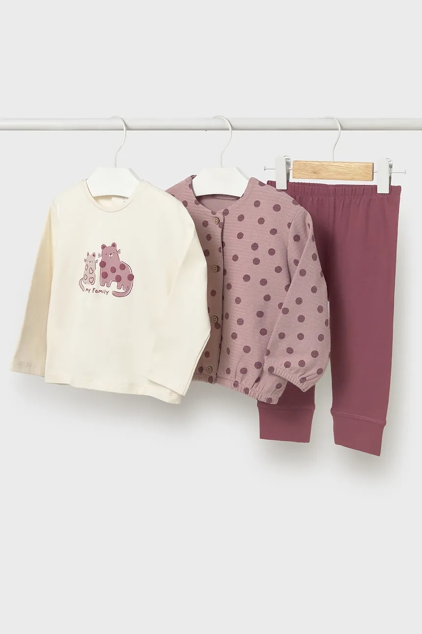 Mayoral compleu bebe culoarea roz, 2743