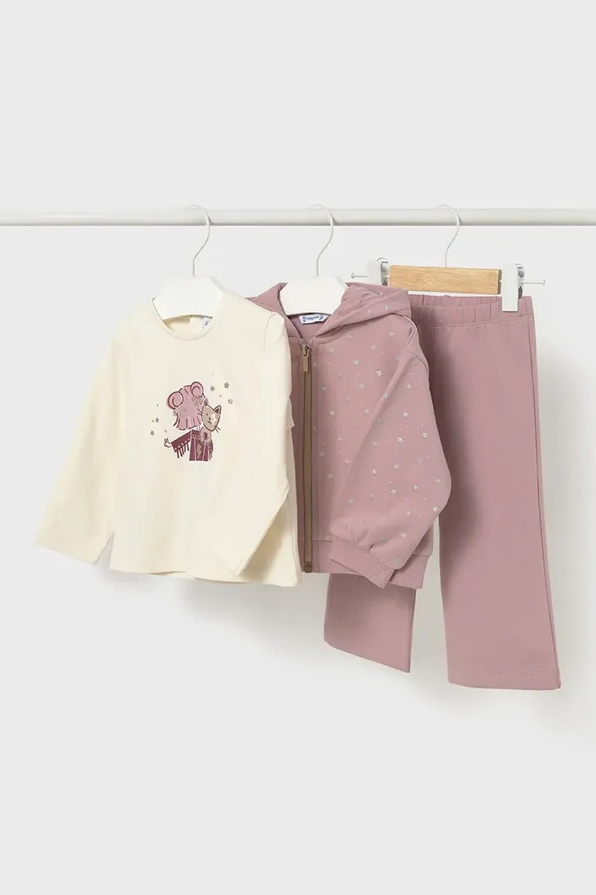 Mayoral set de trening pentru copii culoarea roz, 2842