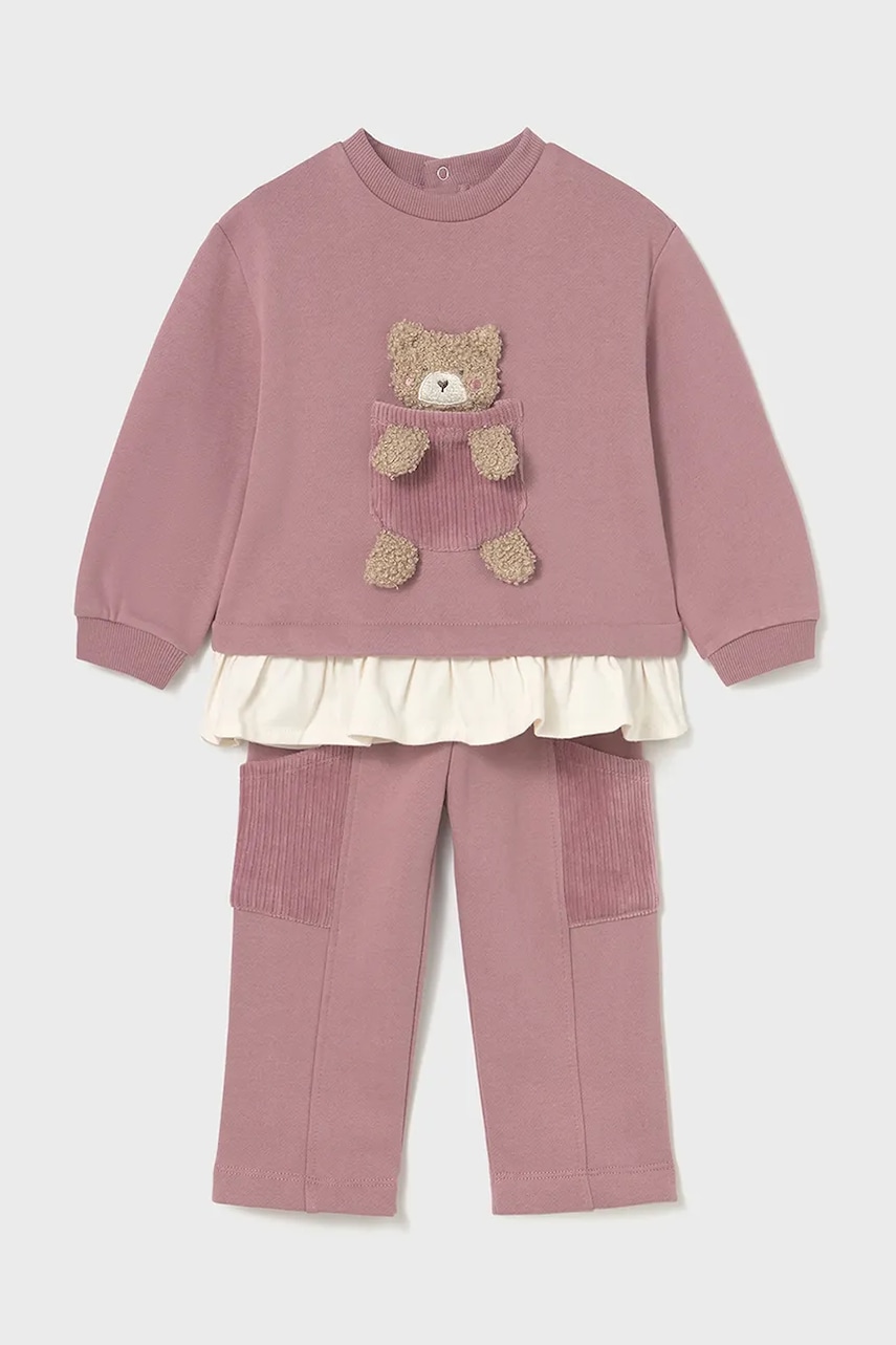 Mayoral compleu bebe culoarea roz, 2843