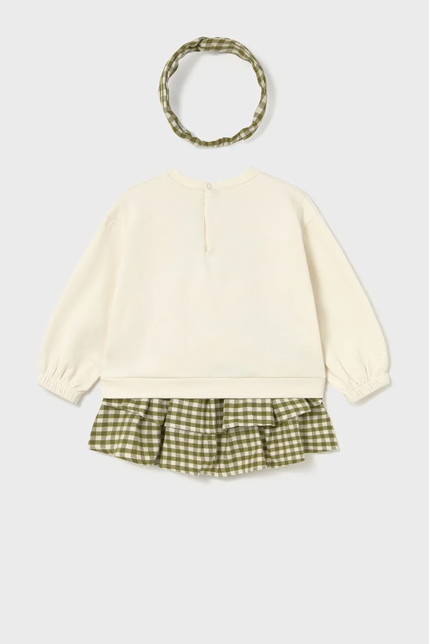 Детский комплект Mayoral 3 шт цвет зелёный 2924