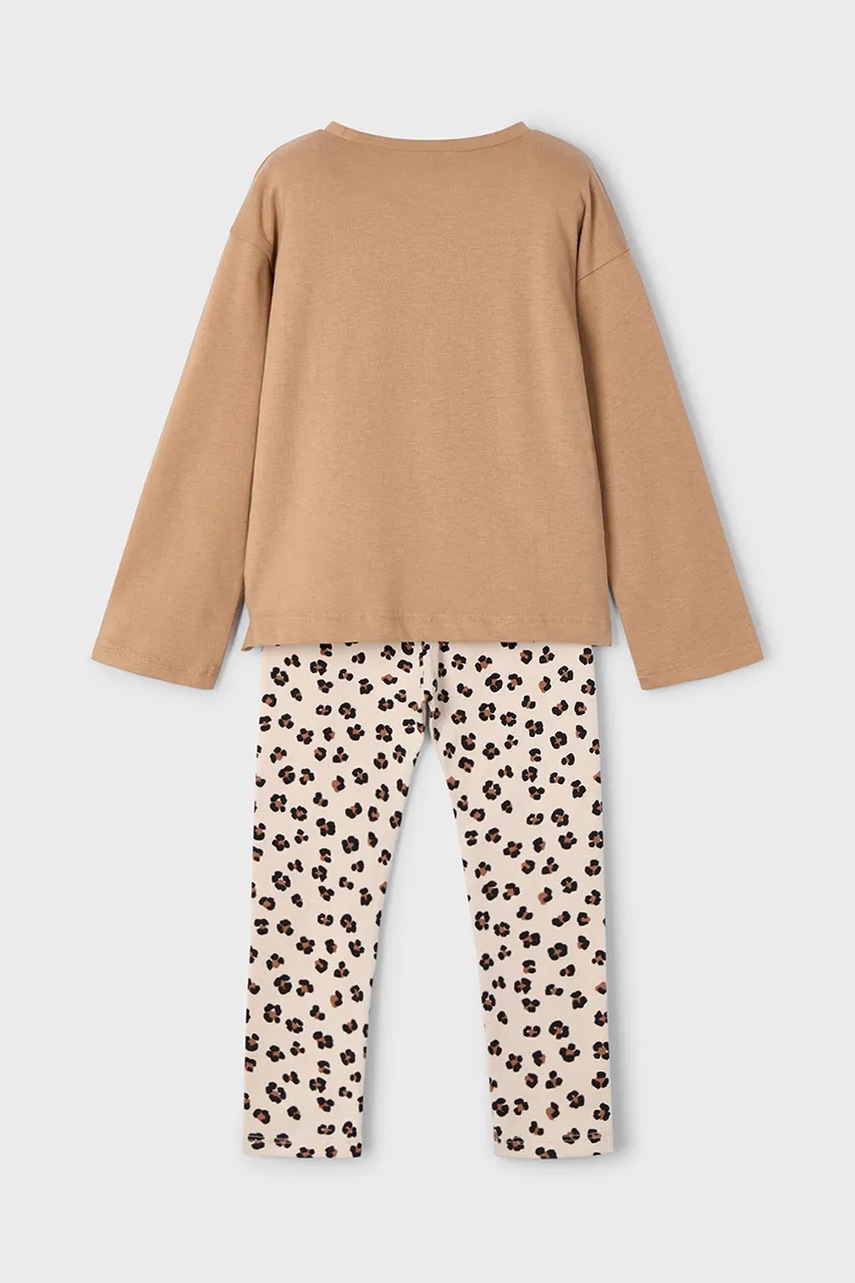 Детский комплект из хлопка Mayoral цвет коричневый 4719