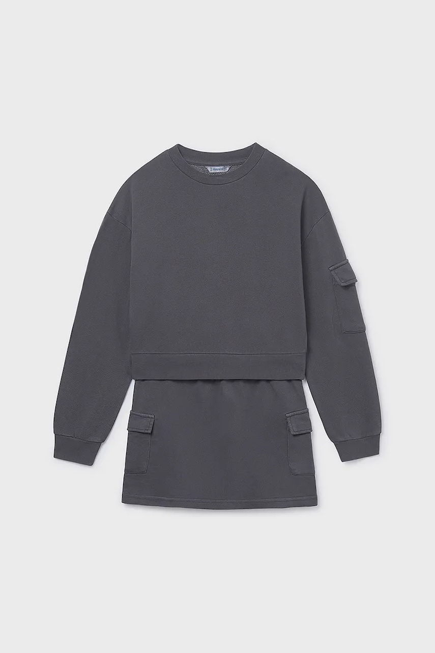 Mayoral compleu copii culoarea gri, 7917 Mayoral compleu copii culoarea gri, 7917