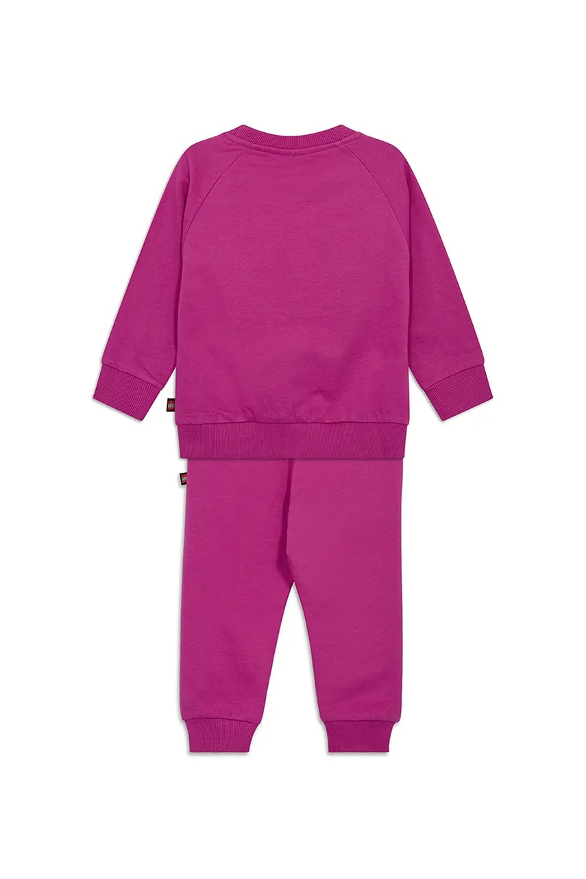 Детский хлопковый спортивный костюм Lego LWSANYU 704 цвет розовый 11011024