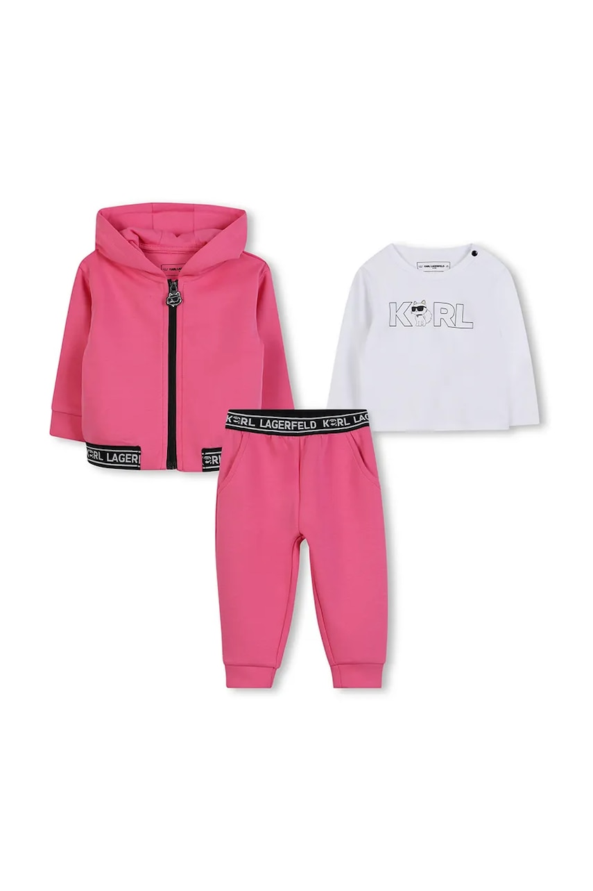 Karl Lagerfeld trening culoarea roz, Z30649