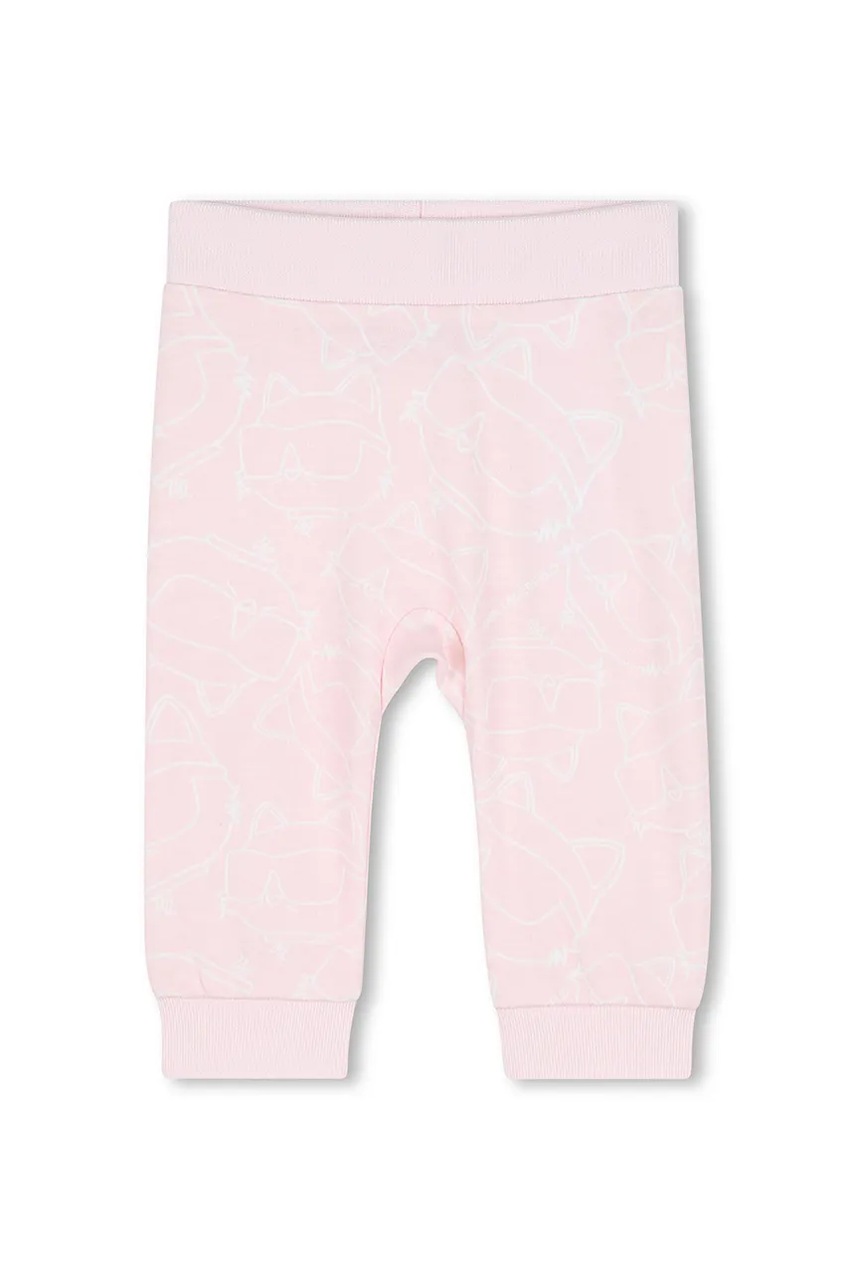 Bavlněná tepláková souprava pro miminka Karl Lagerfeld (obrázek 5)