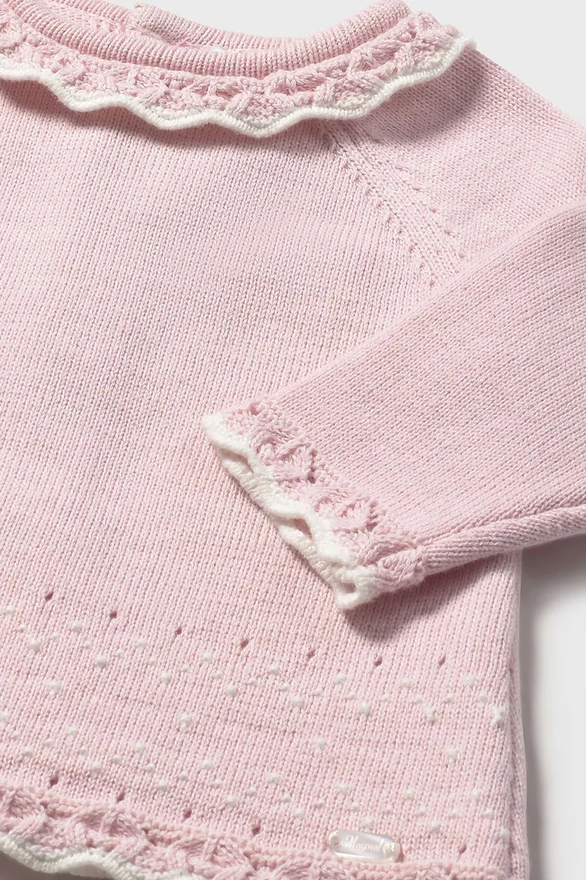 Комплект для младенцев Mayoral Newborn 3 шт цвет розовый 2256