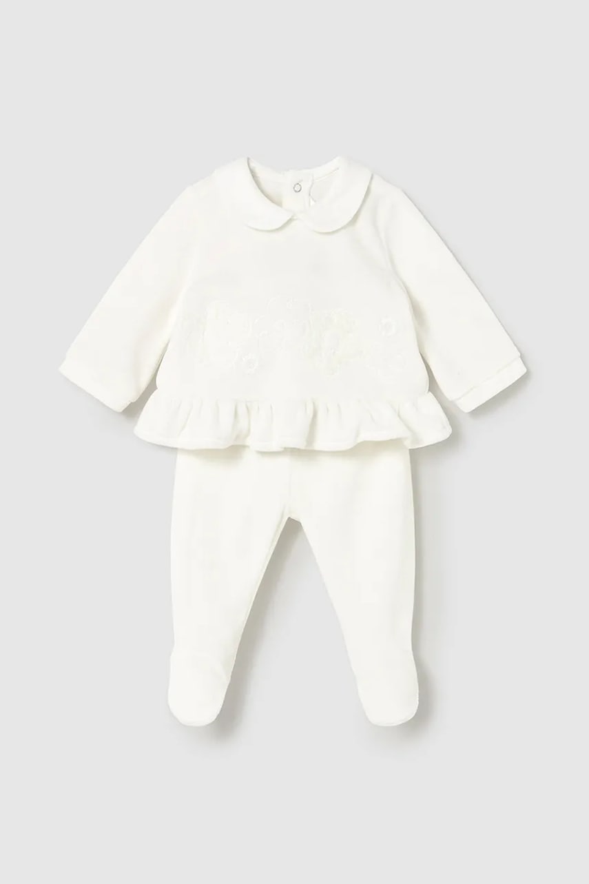 Mayoral Newborn compleu bebe culoarea bej, 2554