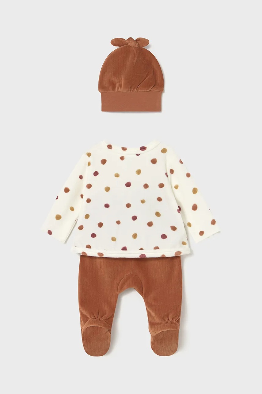 Комплект для младенцев Mayoral Newborn цвет коричневый 2559