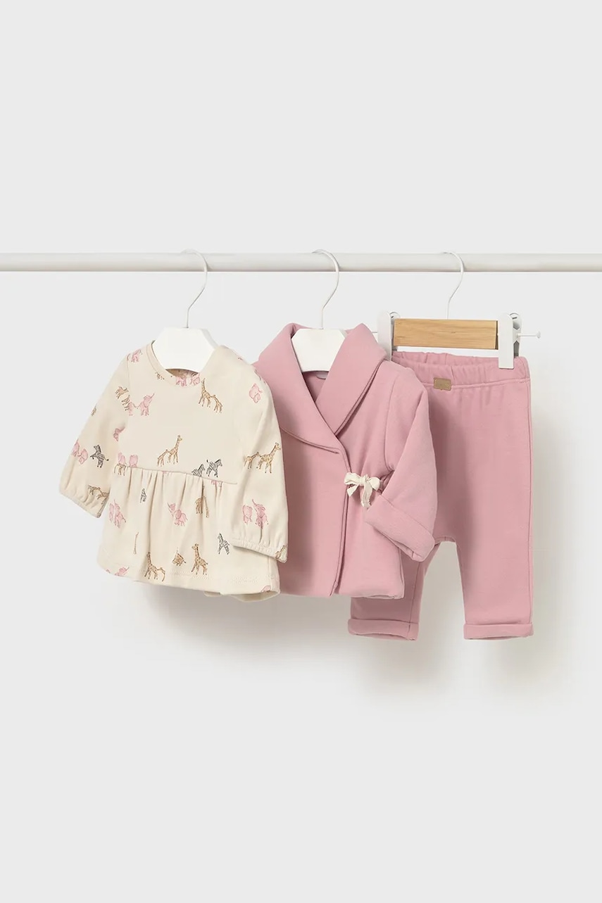 Mayoral Newborn compleu bebe culoarea roz, 2561