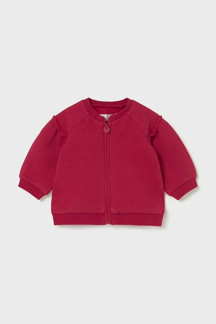 Хлопковый костюм для младенцев Mayoral Newborn цвет красный 2607